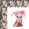 My Anniversary Melody Cartoon Plush Keychain Rose Strawberry Bow Gift Decor