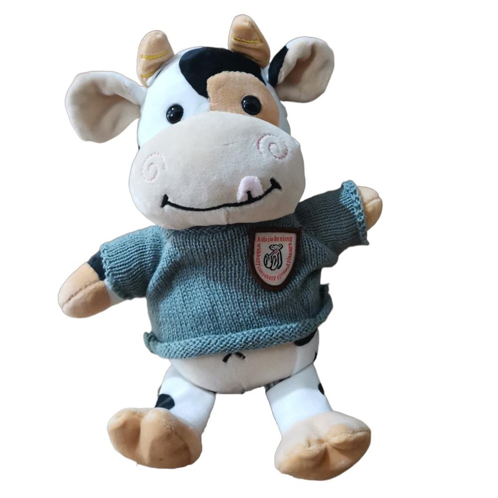 

Simulation Cow Plush Toy Cattle Milk Cow Plush Doll Kid s Accompany Dolls Christmas style 3