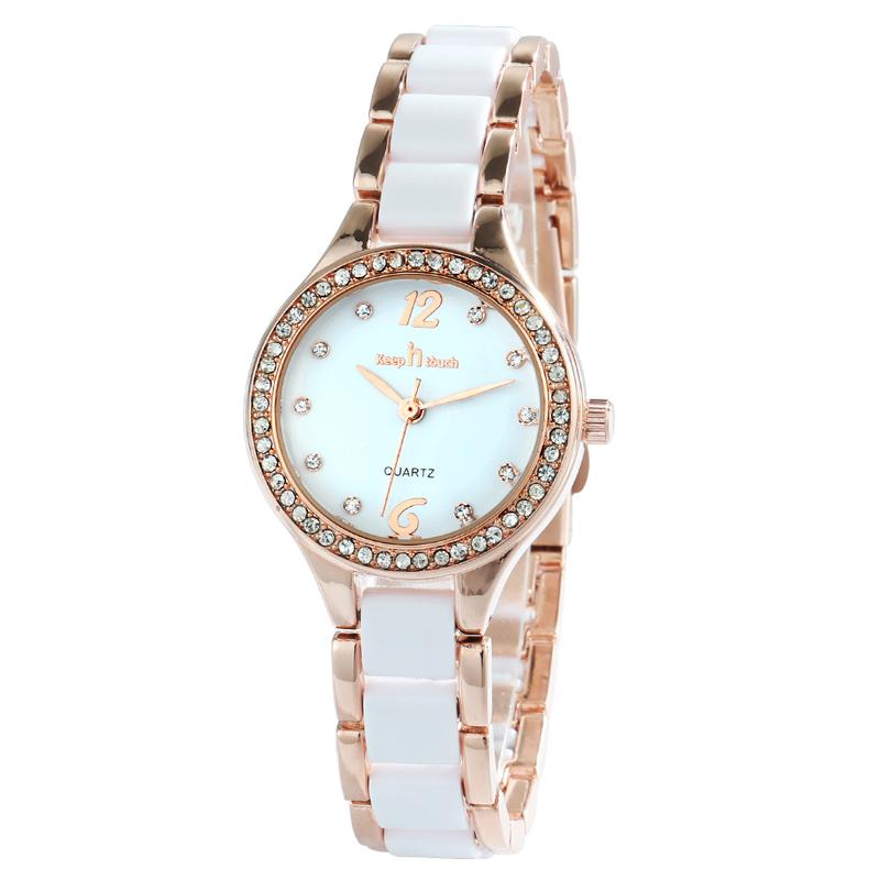 

2025 New Luxury Women s Watches High Quality Waterproof Diamond Round Dial Elegant Rose Gold Wristwatches Dress Hand Clock золотой