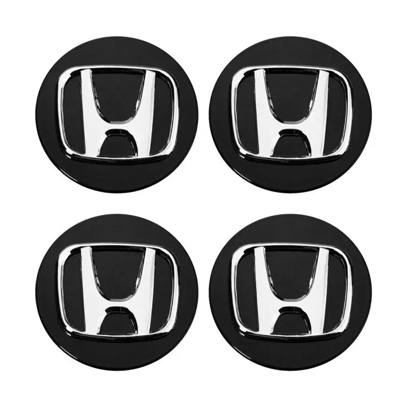 4pcs 58mm 69mm Car Wheel Center Hub Caps Cover For Honda Civic Fit Jazz Accord CRV HRV City Odyssey Passport Pilot Vezel Insight DS5