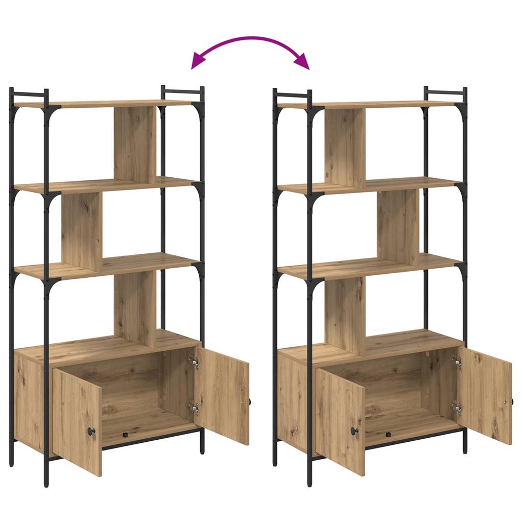 Bookshelf 76.5 x 30 x 154.5 cm Engineered Wood