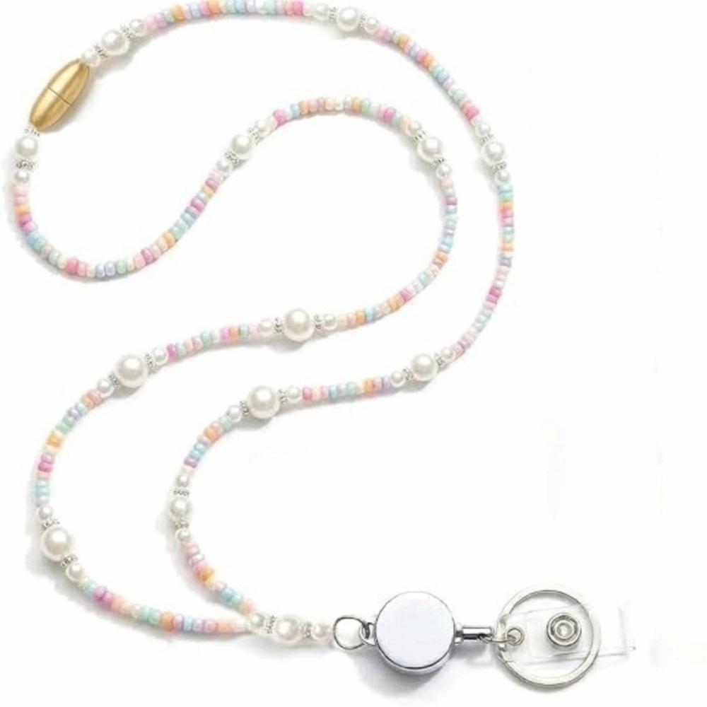 Detachable Mobile Phone Beaded Lanyard Waterproof Mobile Phone Lanyard Office