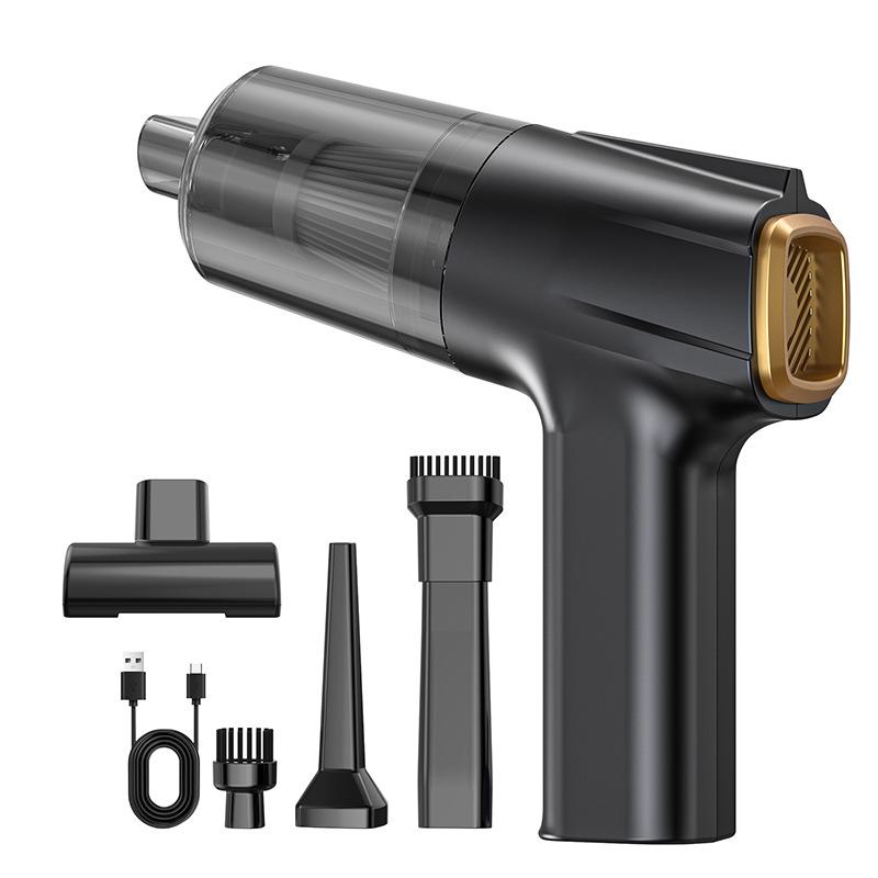 

Автомобильный пылесос 135000PA Мини Портативный Беспроводной Ручной Уборочный Аппарат Мощный Воздуходув с Функция Power Bank для Дома чёрный