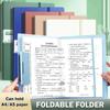 Foldable Folders A4 To A5 Folder A4 Folding Board Student Test Paper Storage Folder Organize Folder File Contract Folder