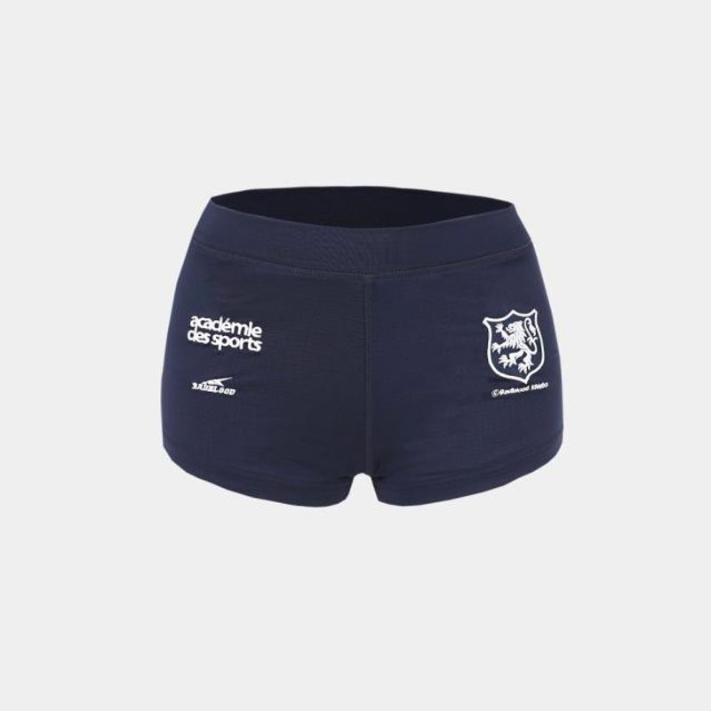 

Badblood American Gyaru Sports Shorts Women Safety Shorts Niche Pants Embroidered Print Casual Hot Pants Fashion Navy blue M