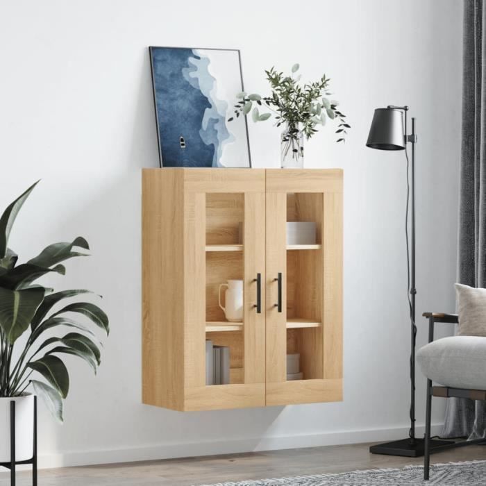 VidaXL Armoire murale chêne sonoma 69,5x34x90 cm 828503