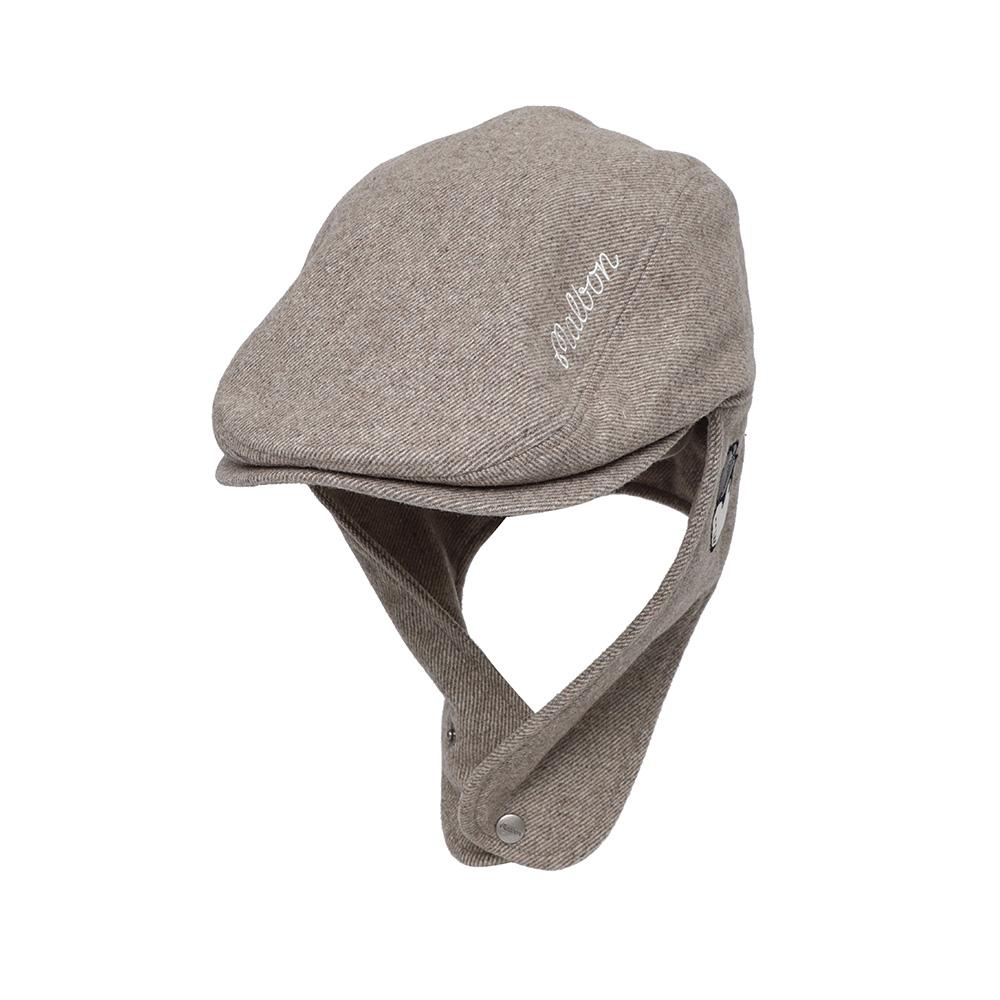 MALBON GOLF Malbon Hunting Cap Beige