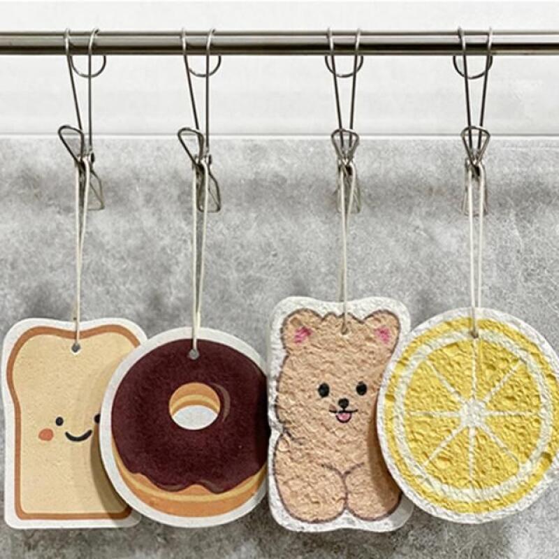 1 biodegradable dishcloth (random design)