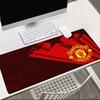 Flaming Manchester Crest   Mouse Pad Office Desk Mat, Gaming Mouse Pad Mousepad, Keyboard pad,Heavy-Duty Non-Slip Rubber Backing, Gift
