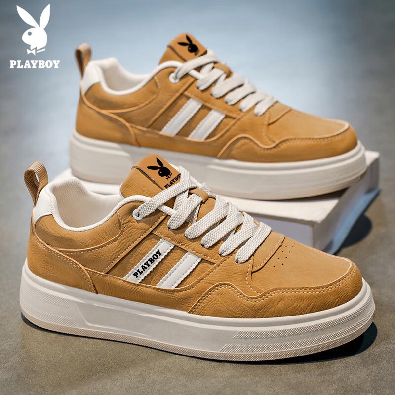 PLAYBOY Men s Casual Thick-Soled Skate Shoes 42