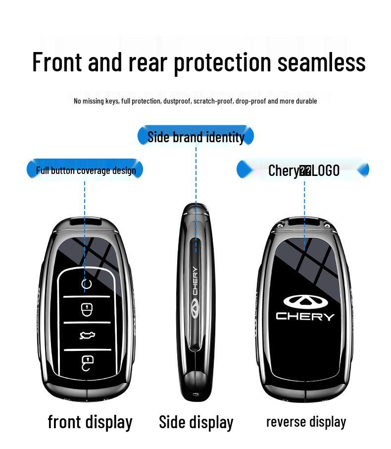 2025 Chery Tiggo Schlüsselhülle für Tiggo 8 Pro/9/8 Plus/8L/7 Plus, Arrizo 8 Autoschnalle Schale