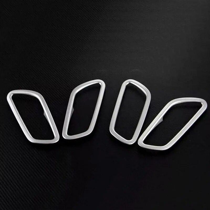 For Honda CITY 2014 2015 2016 Chrome Interior Inner Door Handle Bowl Cover Trim Catch Frame Molding Garnish Surround Matte