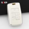 New TPU Car Key Case Cover Holder Keychain Shell for Land Rover Range Rover Discovery 5 Sport 2018 for Jaguar XEL E-PACE 2019