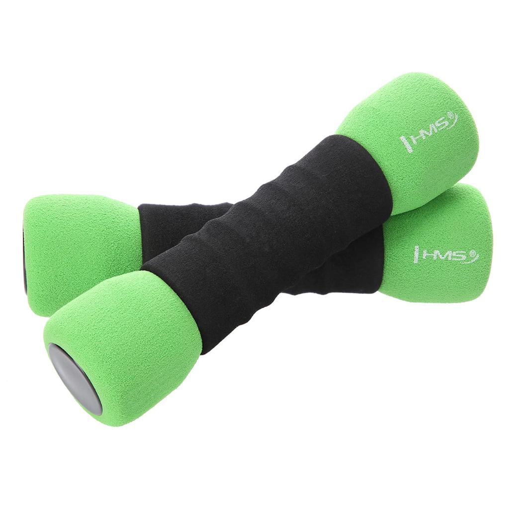 HMS CM07 2x1kg Soft Foam Fitness Dumbbells