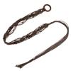 Handcrafted Cotton Rope Belt Adjustable Bohemian Waistband Natural Coffee Color For Festivals Outdoor Activity