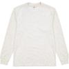 Jordan Wordmark Solid Color Embroidered Crew Neck Loose Long Sleeve T-Shirt Men Tops Oatmeal-Heather FJ0702-141