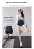 Women's High-Waisted Color-Blocked 3/4 Shark Tights: Anti-Exposure, Tummy Control, Butt Lifting Yoga & Fitness Pants