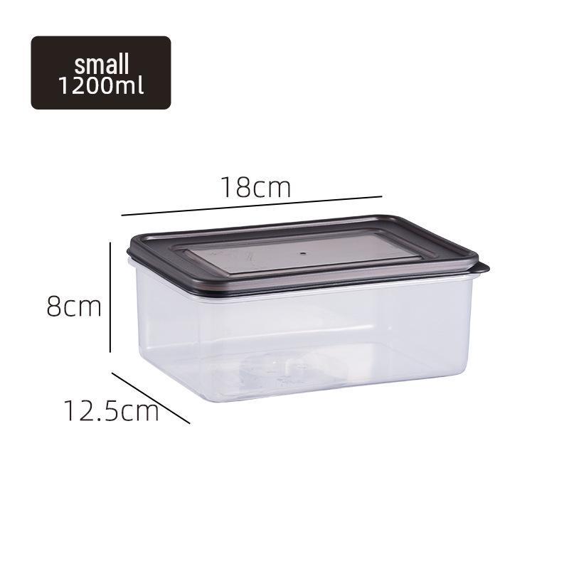 Large Capacity Food-Grade Sealed Kimchi & Fruit Storage Box for Refrigerator