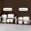 Expandable Adjustable Kitchen Organizer Space Saving Retractable Cabinet Shelf  Cabinet Internal