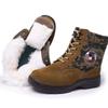 Men's Winter Wool-Lined High-Top Work Safety Boots