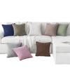 New Double-sided Bubble Corduroy Pillow Solid Color Dormitory Pillow Bedside Cushion Sofa Pillow Cover