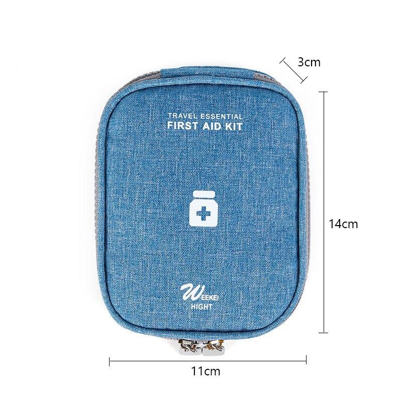 Portable First Aid Kit Storage Bag Oxford Cloth Medicine Storage Bag Emergency Medical Box for Travel Outdoor Camping Survival Bag Pill Case