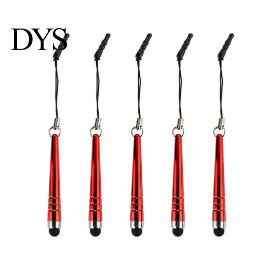 5/10 ks Kapacitní dotykové pero odolné proti prachu pro psaní Mini stylus pro telefony Tablet