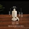 European Ceramic Storage Jar with Lid for Tea, Coffee, Sugar, or Jewelry - High-Footed Sealed Display Piece.