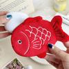 Cute Koi Fish Plush Coin Purse Pendant Cartoon Fish Shaped Zipper Wallet For Storing Coins And Earbuds Storage Bag Gifts