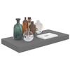 VidaXL Étagère murale flottante Gris brillant 50x23x3,8 cm MDF