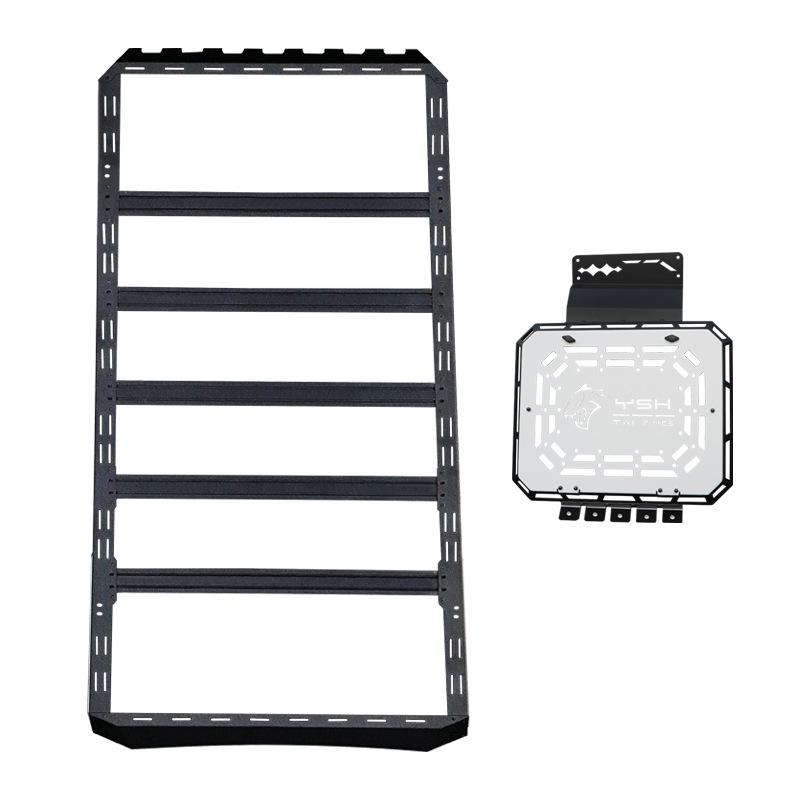 Formula Leopard Titanium 7 Black Panther Roof Rack Side Ladder & Armor Expansion Platform