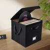 LP Album Organizer Linen Fabric Case Vinyl Record Storage