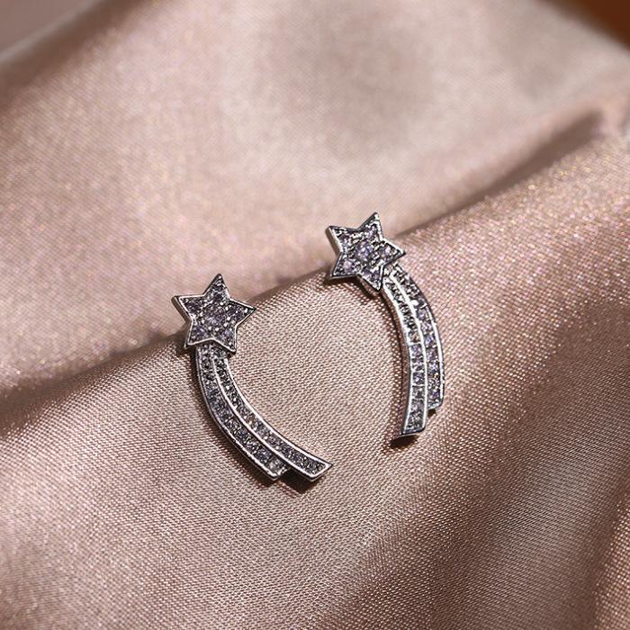 Ns Ornaments Three-Piece Set Little Fairy I Moon Necklace Cold Wind Stars