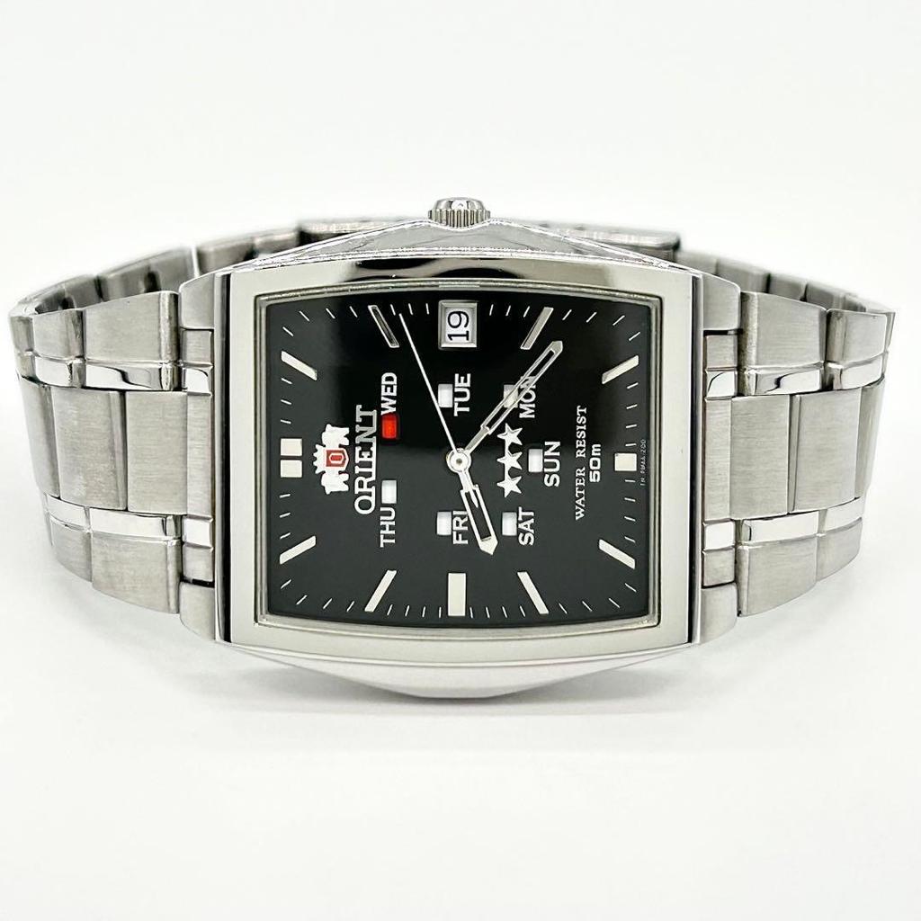 Used ORIENT Orient Square 3 Star PMAA-C2 Automatic Watch