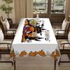 JIT1PC Halloween Pumpkin Theme Pattern Tablecloth Decorative Pattern Desktop Decorative Tableclothzyc