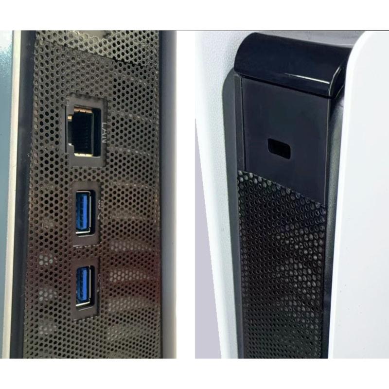 Dust Filter Game Console Faceplate Cooling Vents Dust Plug Dustproof Filter Cover Durable Mesh Cover Case for Slim