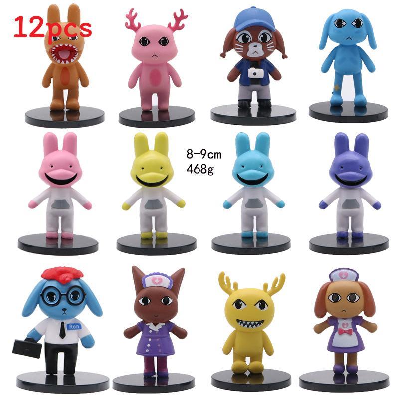 Horror Animal Hospital Pvc Model Figures Set With Detachable Parts For Collectors Display