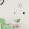 Acrylic Necklaces Holder Wall Mounted Jewelry Organizer  Necklaces Bracelets Chains