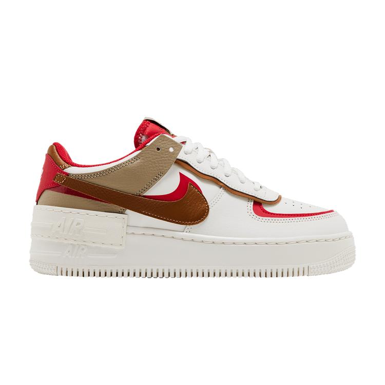 Nike Air Force 1 Low Shadow Phantom Fire Red Khaki (Women's)