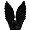 3D Printed Kneeling Angel Statue, Praying Cupid Figurine with Delicate Wings, Compact Matte White Desktop Ornament for Home Decor, Shelf, Nightstand