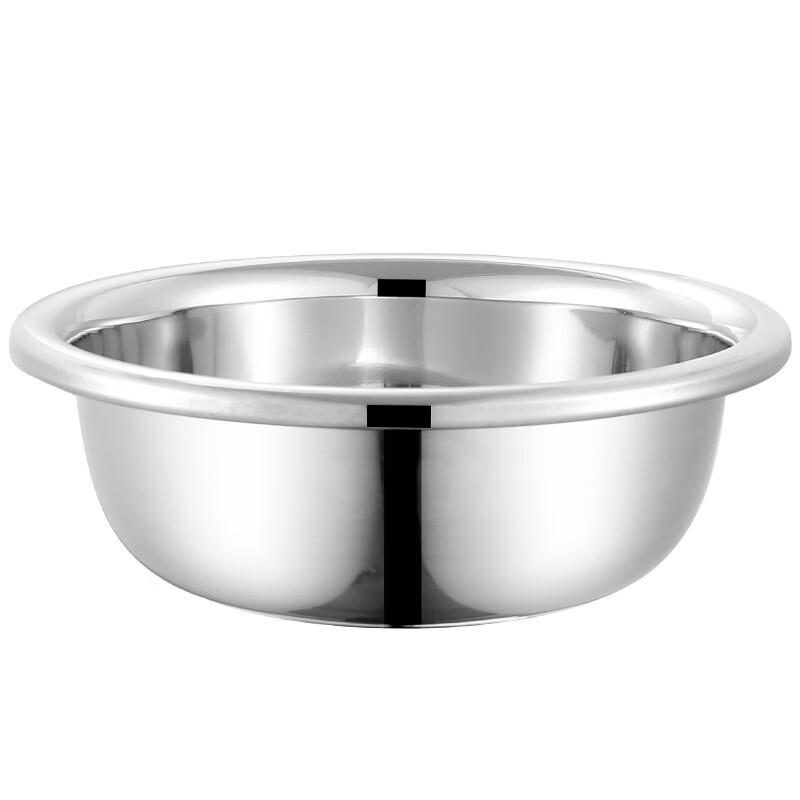 Thickened Round Stainless Steel Kitchen Basin