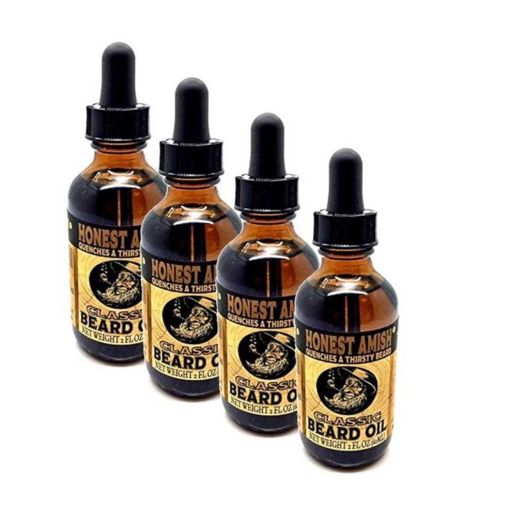 Honest Amish Classic Beard Oil 4 pcs 60ml