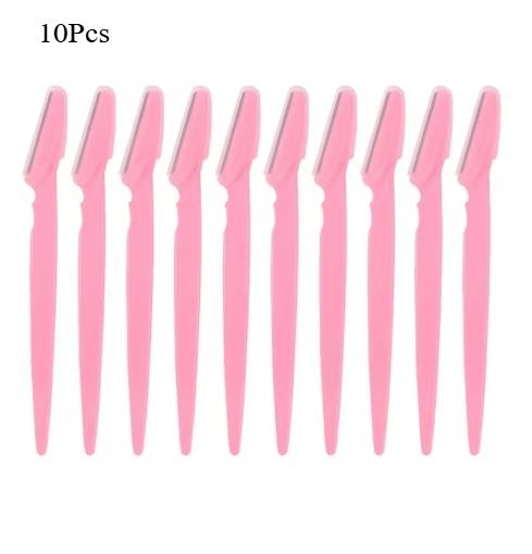 Durable And Safe Portable Eyebrow Trimmer Blade Razor Facial Razor Eyebrow Hair Removal Hair Removal Scissors Safety Razor Cosmetic 1/3Pcs