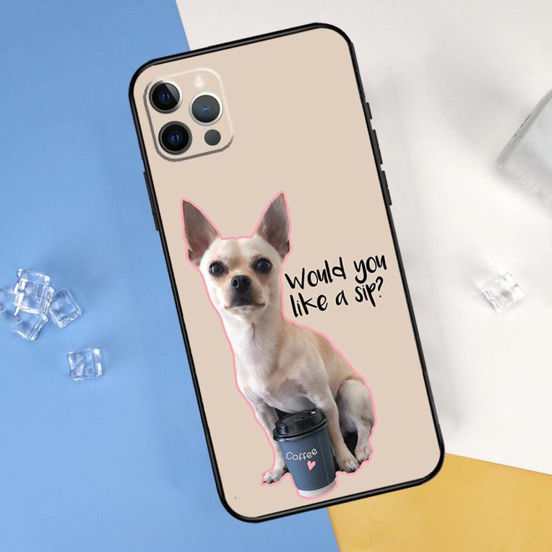 Chihuahua Dog Case For iPhone 16 15 11 12 13 14 Pro Max XR X XS Max Plus 12 13 Mini Back Cover Phone Case