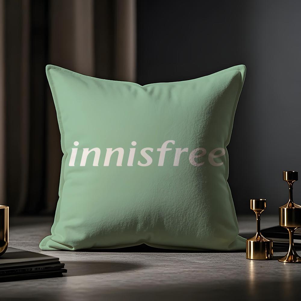 

Innisfree Cushion Cover Anti-dustmite Pillowcase Invisible Zipper Silky Short Plush Sofa Cushion Cover 30X30cm