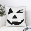 Wink Monster Face Kawaii Square Pillow Cases Halloween Cushion Cover Customized Polyester Decor Pillowcase for Car 18"x18"