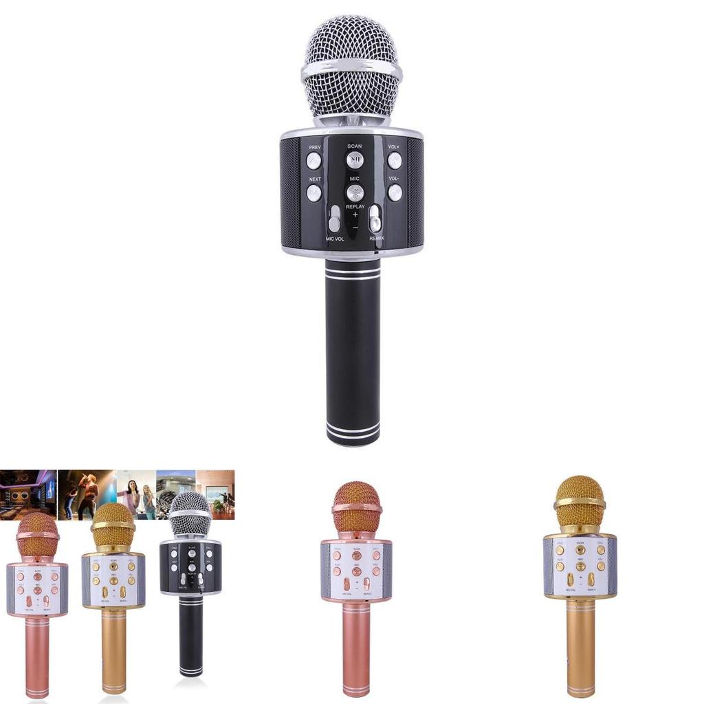 Wireless Bluetooth Microphone Handheld Ktv Mini Portable Speaker Usb Playerfor Home Parties And Events