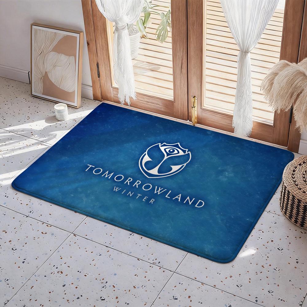 tomorrowland Floor Mat Eco Flannel Doormat Non Slip Odorless Indoor Floor Rug Soft Short Plush Home Mat