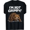 Lustiger wütender Bär mürrisches Meme Geschenke T-Shirt Lustiges Rundhals-T-Shirt mit stylischem Aufdruck Lässige bequeme Reisekleidung für Modefans Ideal