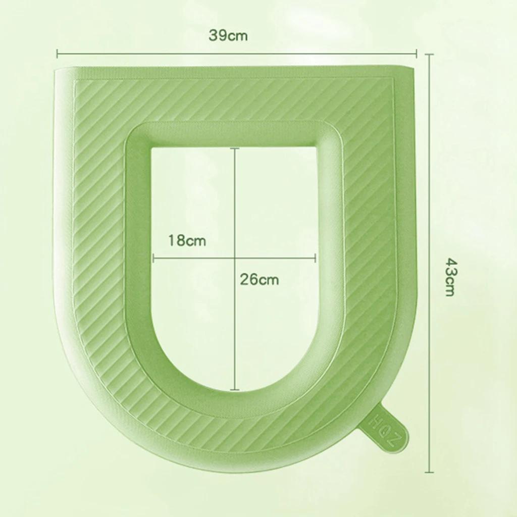 Waterpoof Soft Toilet Seat Cover Cushion Washable Closestool Mat O-shape Toilet Seat Bidet Toilet Cover Pad Bathroom Accessories